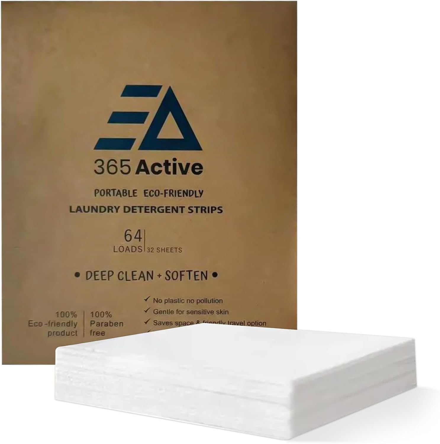 Laundry Strip Eco - Eco-Friendly Portable Laundry Detergent Sheets -