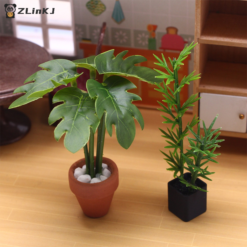 Sustainable Living Products - ▶1Pcs 1:12 Dollhouse Simulation Green Plant