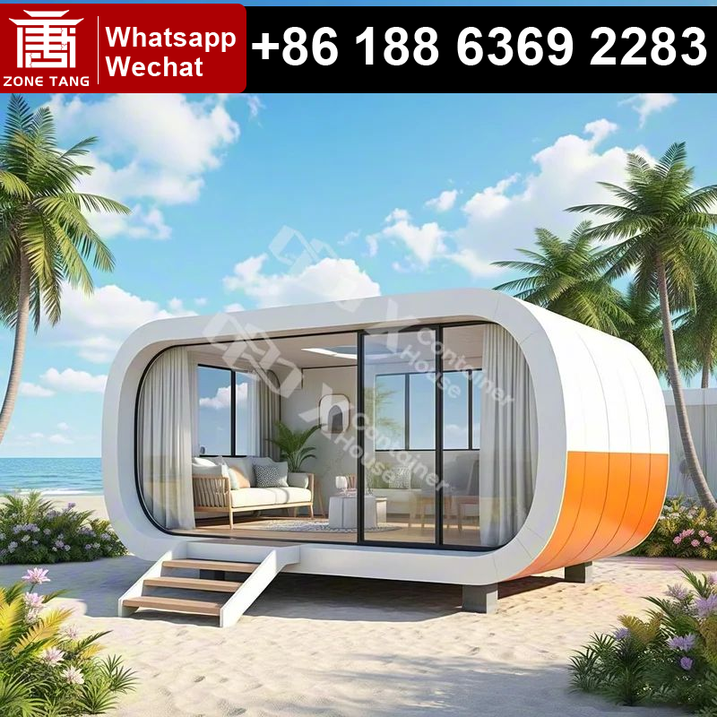 Sustainable Living Kit - Convenient Ecological Apple Capsule House Prefab