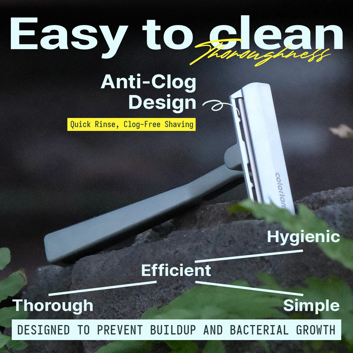 Safety Razor Handle - Colorlamb Metal Safety Razor Manual Razor