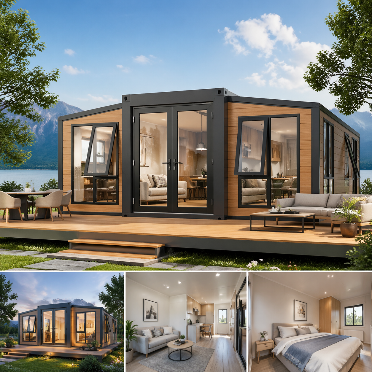 Eco Friendly Prefab House with - Sustainable Living House บทวิจารณ์และราคา