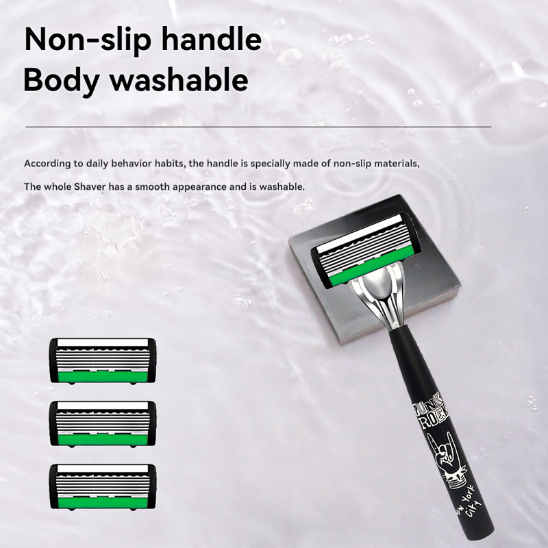 High Quality Man Safety Razor  - Safety Razor Handle บทวิจารณ์และราคา