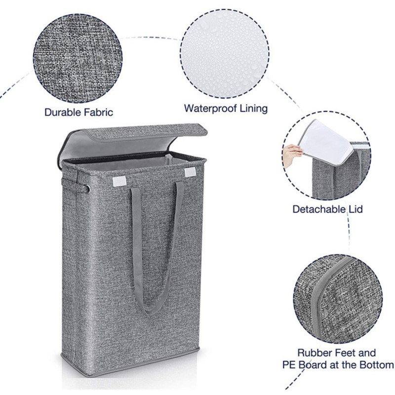 Cotton Linen Laundry Basket Wi - Laundry Strip Eco บทวิจารณ์และราคา