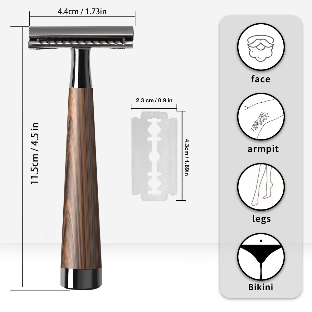 Professional Men's Double Edge - Safety Razor Handle บทวิจารณ์และราคา