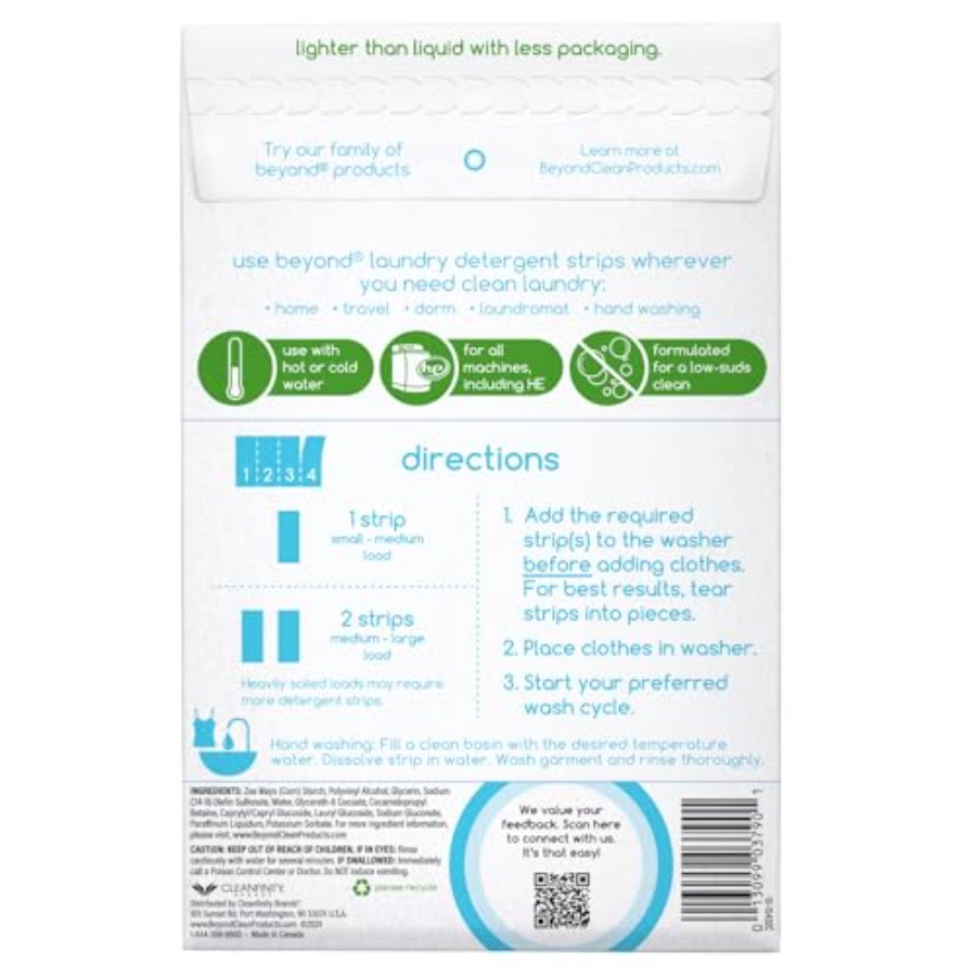Beyond Laundry Detergent Strip - Laundry Strip Eco บทวิจารณ์และราคา