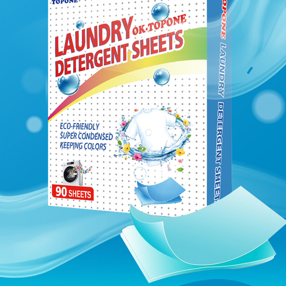 90 pcs Washer Sheets Detergent - Laundry Strip Eco บทวิจารณ์และราคา