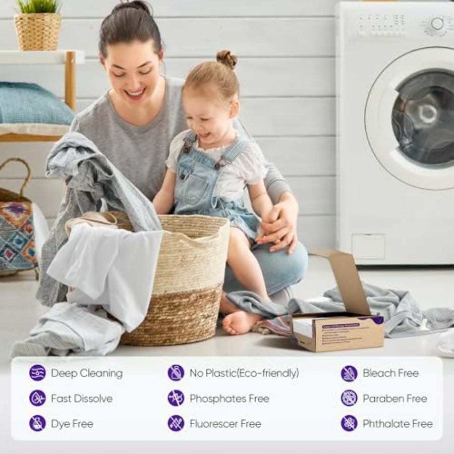 Laundry Detergent Sheets Trave - Laundry Strip Eco บทวิจารณ์และราคา