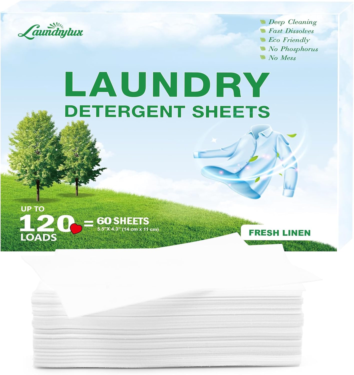 Laundry Detergent Sheet, Eco-F - Laundry Strip Eco บทวิจารณ์และราคา