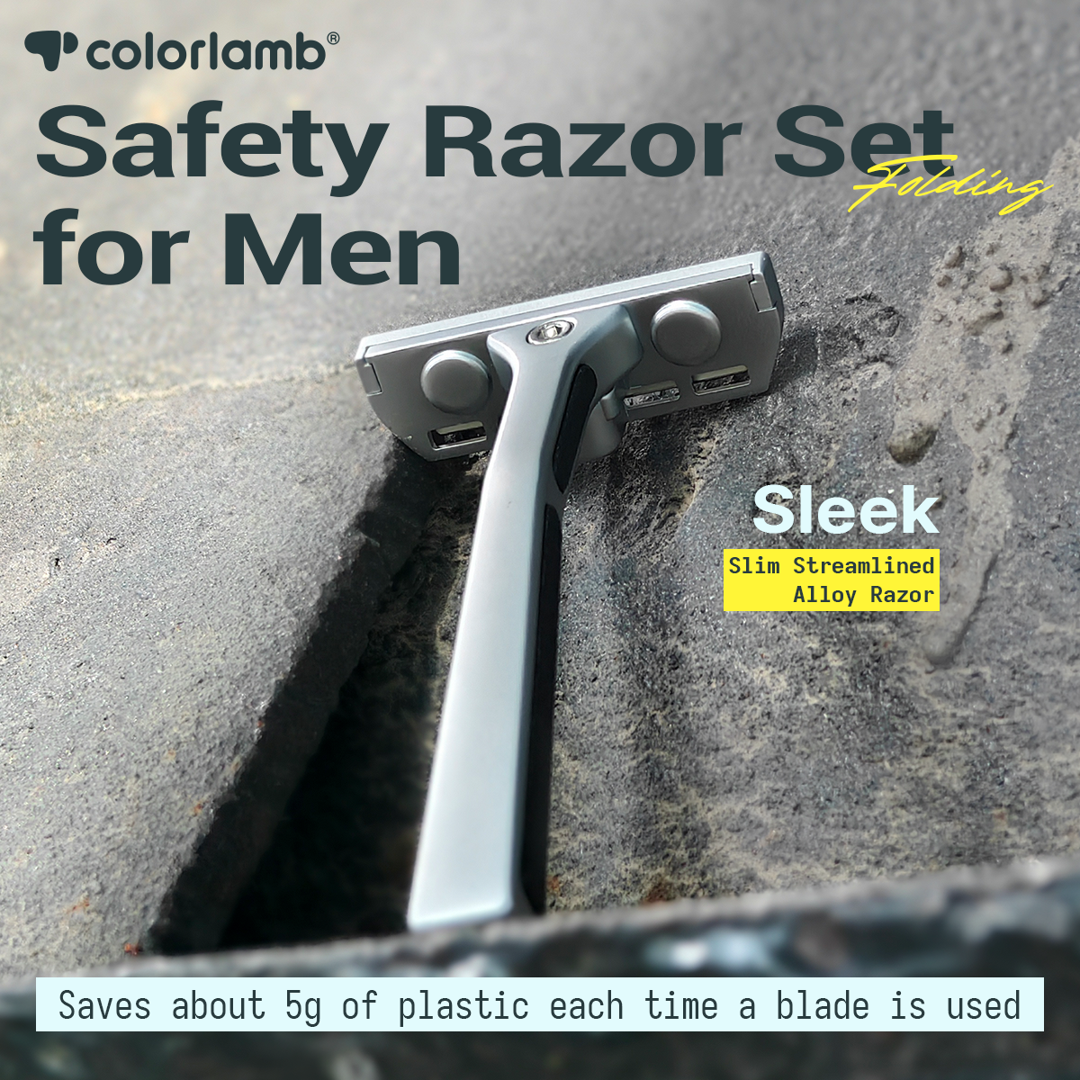 Colorlamb Metal Safety Razor M - Safety Razor Handle บทวิจารณ์และราคา