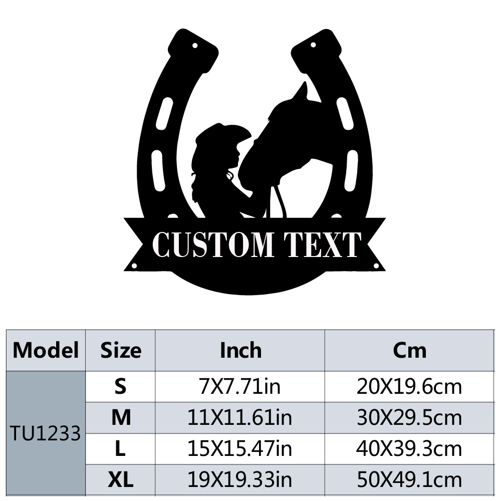 1pc Fashion Customized Horsesh - Sustainable Living Products บทวิจารณ์และราคา
