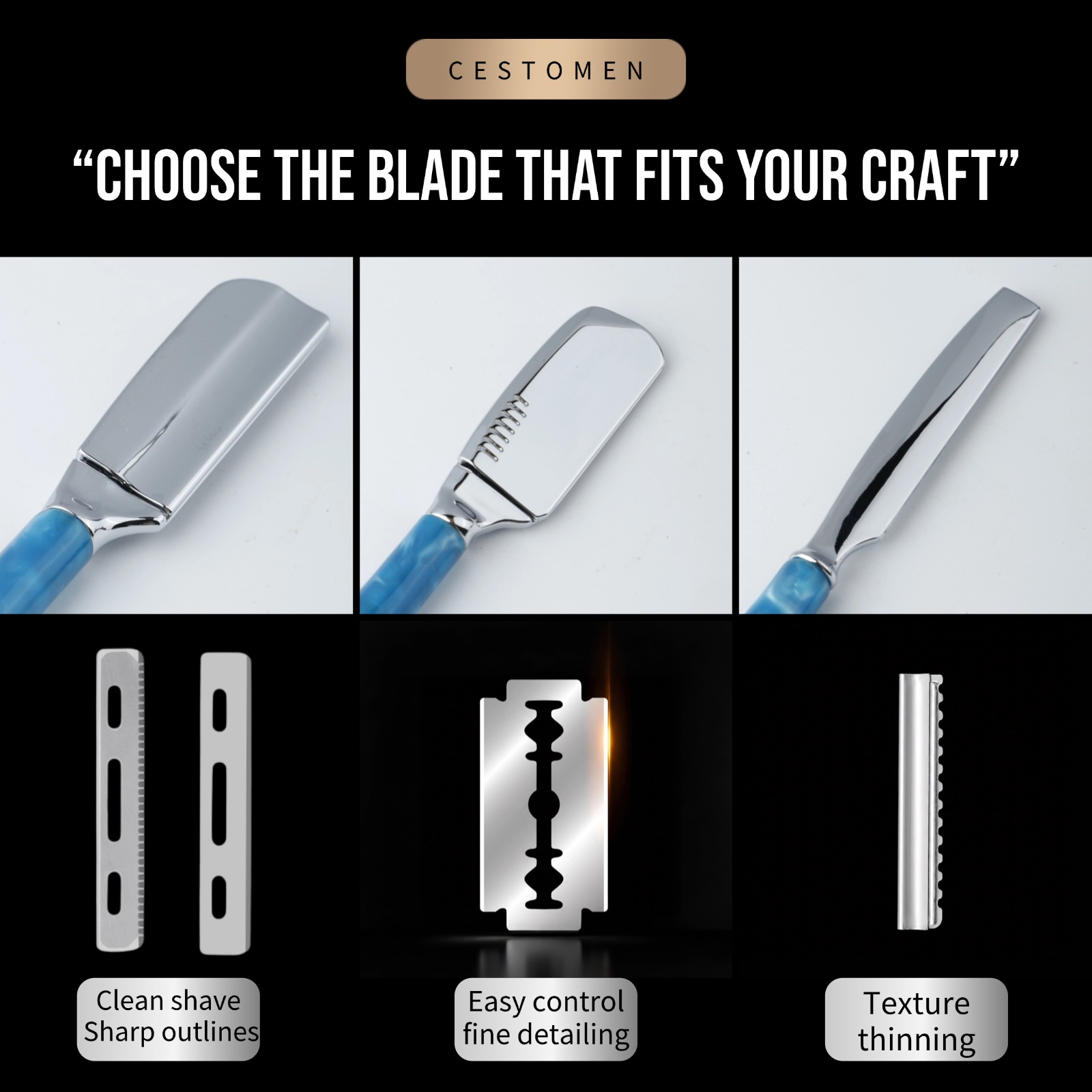 1Pcs Pro Resin Wood Handle Bar - Safety Razor Handle บทวิจารณ์และราคา