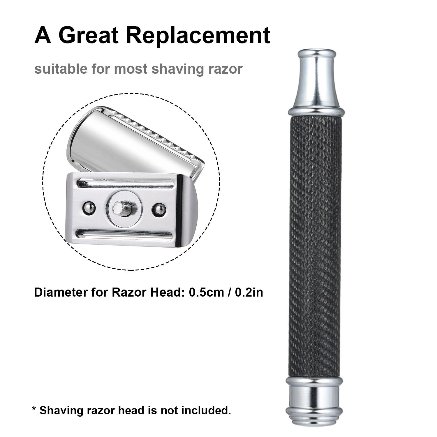 Stainless Steel Shaving Handle - Safety Razor Handle บทวิจารณ์และราคา