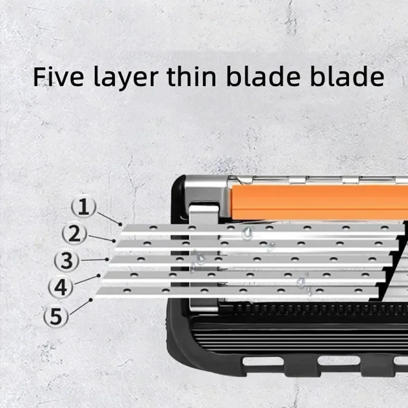 5-Layer Replaceable Safety Bla - Safety Razor Handle บทวิจารณ์และราคา