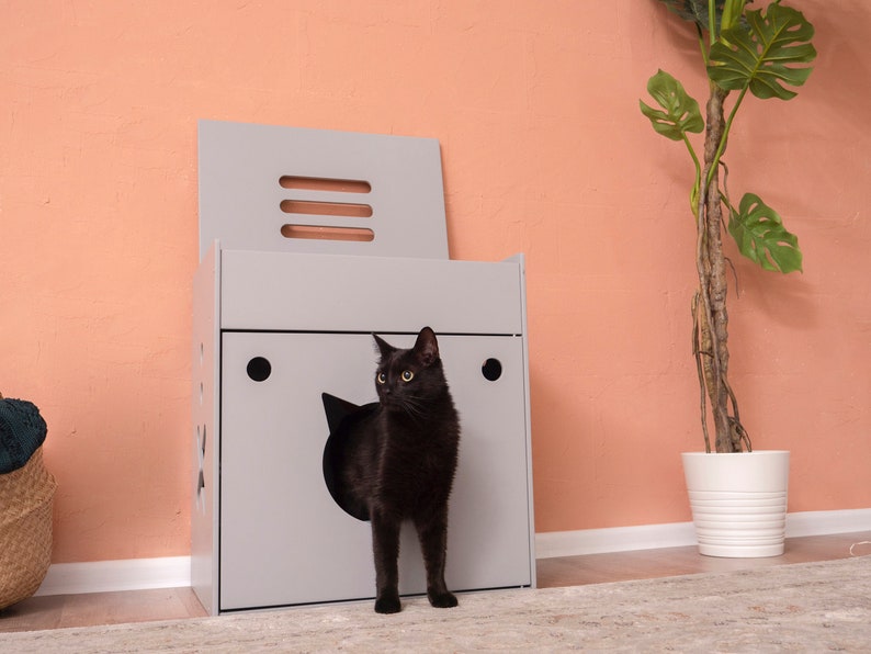 Elegant Bamboo Cat Nest Litter - Sustainable Living House บทวิจารณ์และราคา