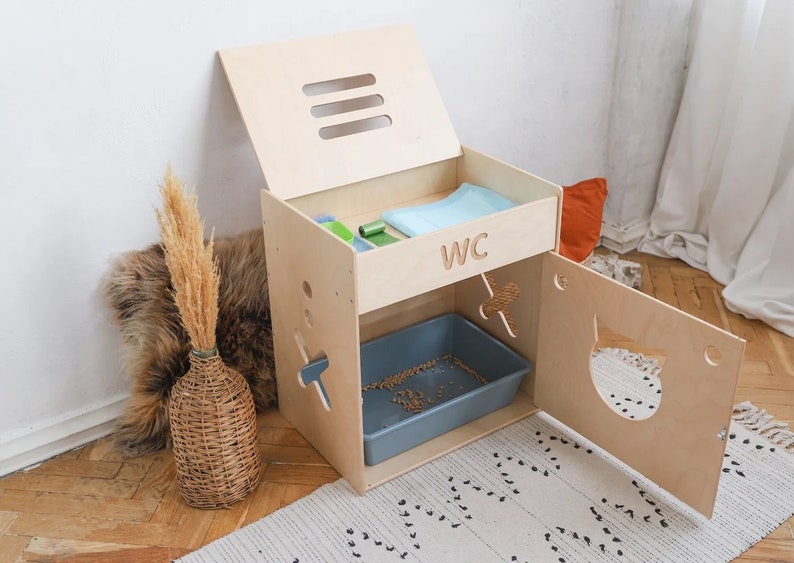 Elegant Bamboo Cat Nest Litter - Sustainable Living House บทวิจารณ์และราคา