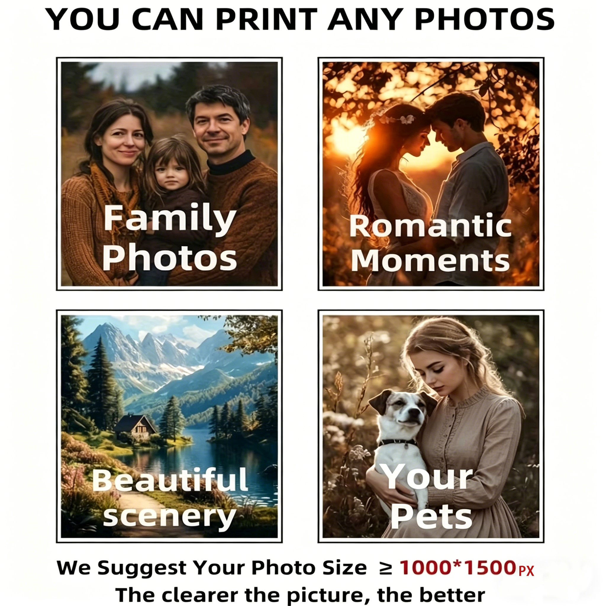 1pc Customized Portrait Landsc - Sustainable Living Products บทวิจารณ์และราคา