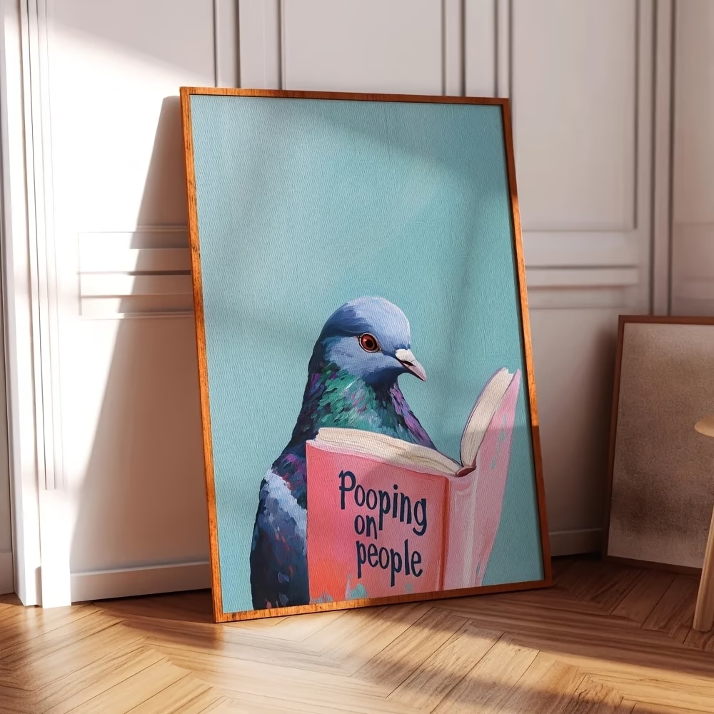 Modern Pigeon Reading Pooping  - Sustainable Living Products บทวิจารณ์และราคา