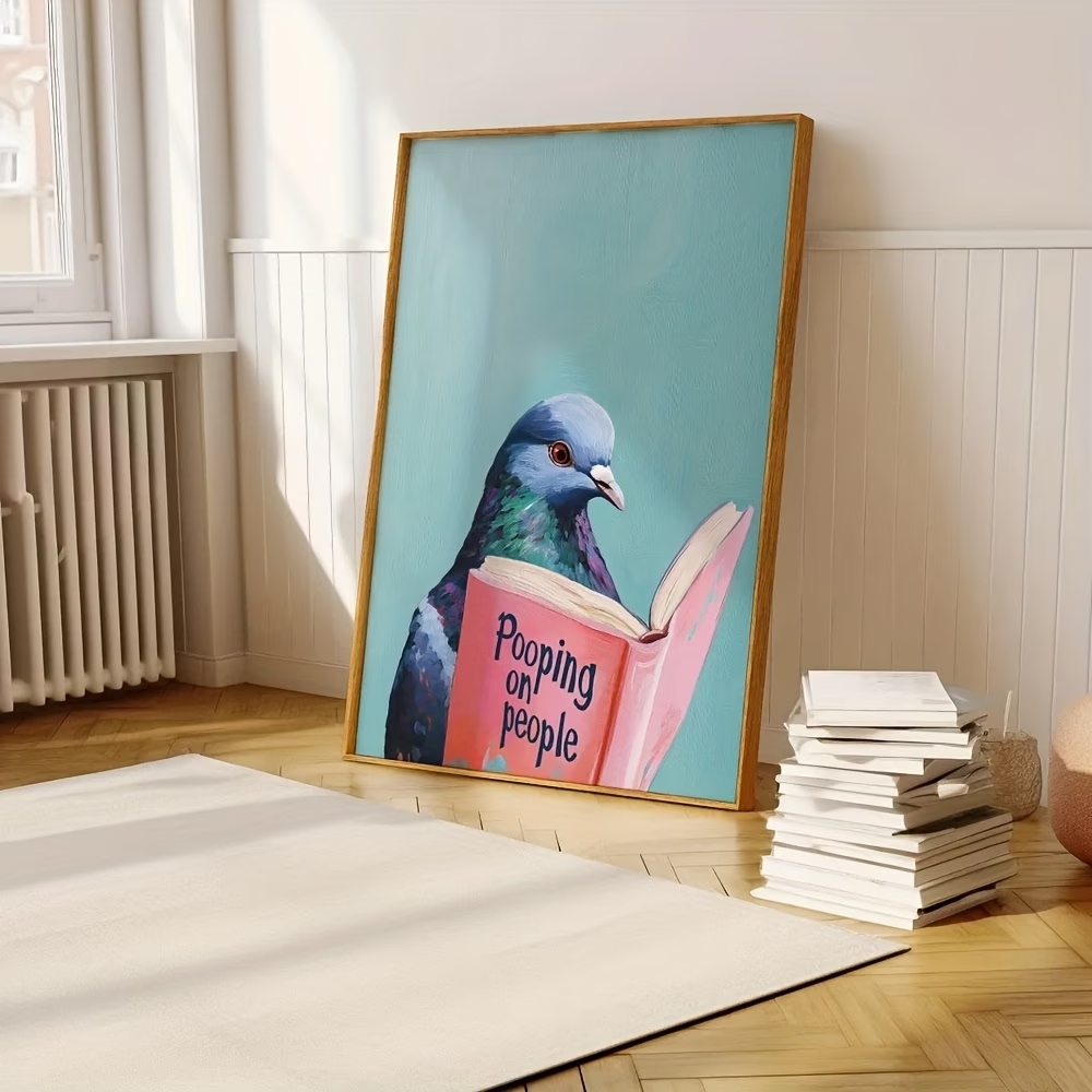 Modern Pigeon Reading Pooping  - Sustainable Living Products บทวิจารณ์และราคา